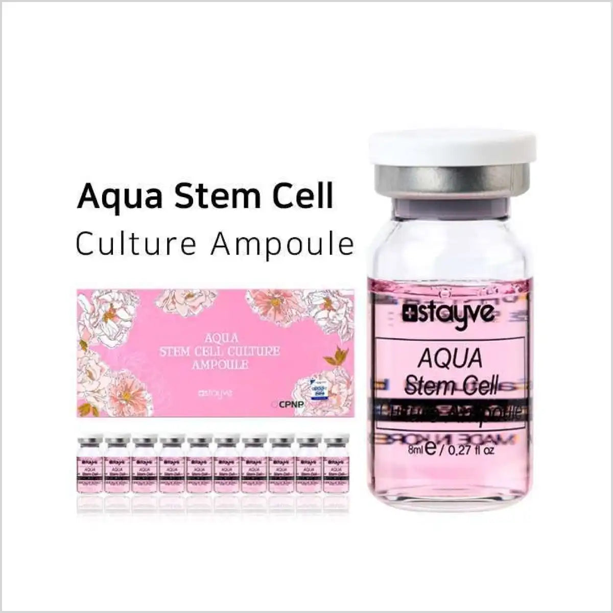 Stayve BB Glow Starter Kit Aqua Stem Cell Culture Ampoule - Stayve Pakistan