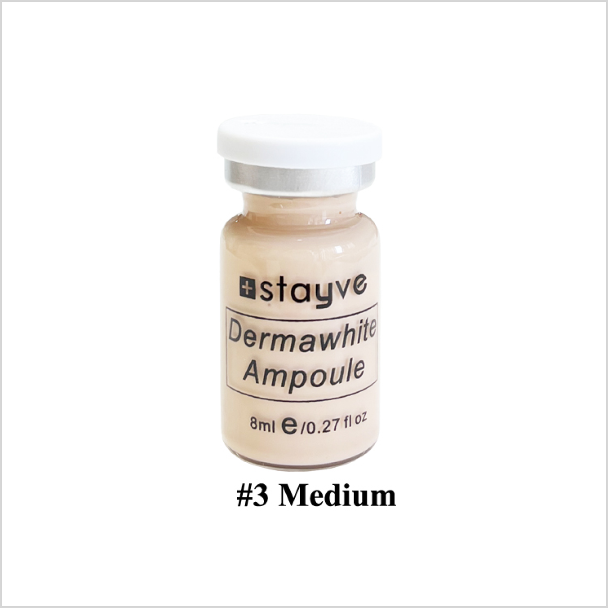 Stayve Dermawhite BB Glow Foundation Ampoule No. 3 Medium Shade Deep - 8ml