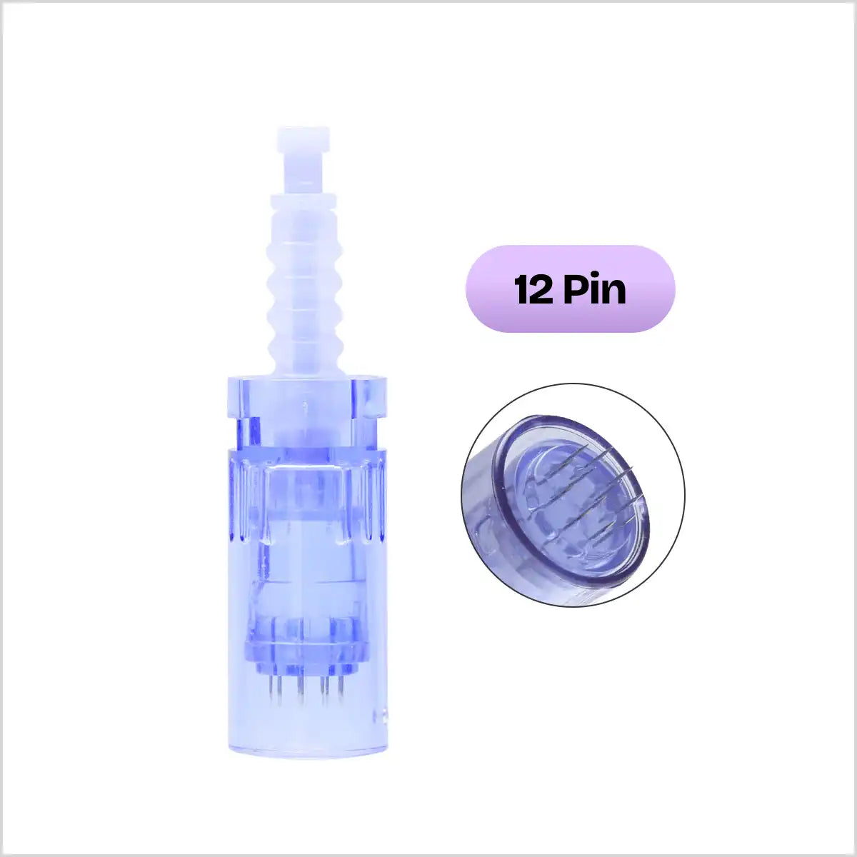 12-Pin Microneedle Cartridge for Dr. Pen – Replacement Needle Cartridge for Skin Rejuvenation and Microneedling Treatments.