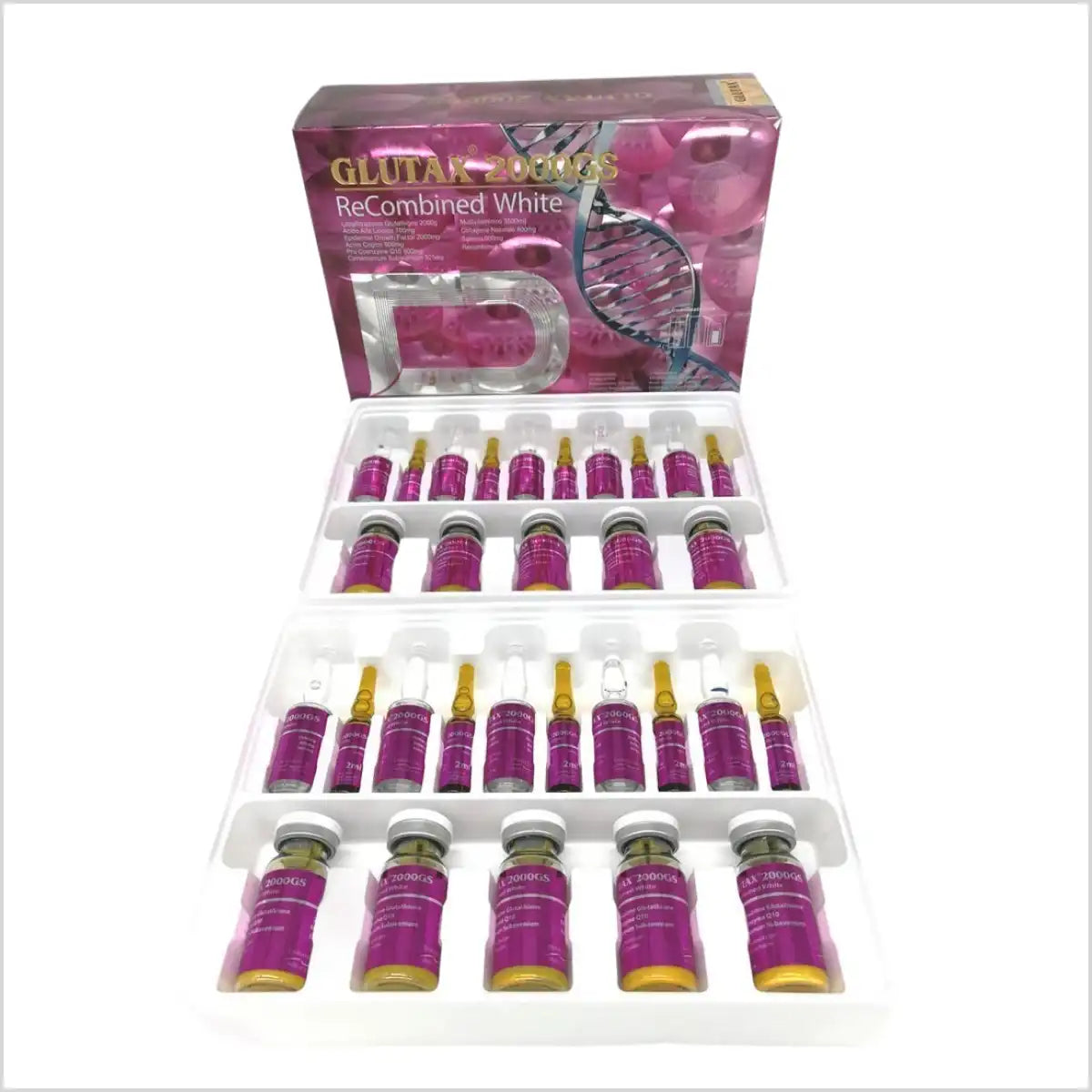 Glutax 2000GS Recombined Whitening Injection in Pakistan - Shopngo.pk