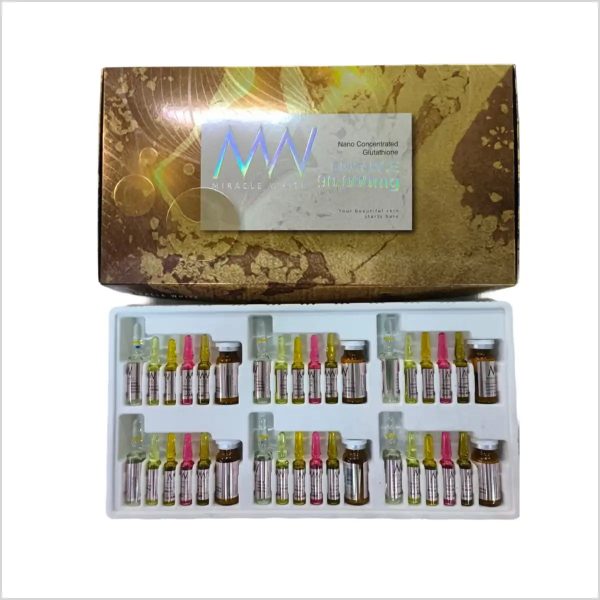Miracle White Glutathione Injection 90000mg 6 Sessions | Shopngo.pk Miracle White Glutathione Injection 90000mg 6 Sessions | Shopngo.pk