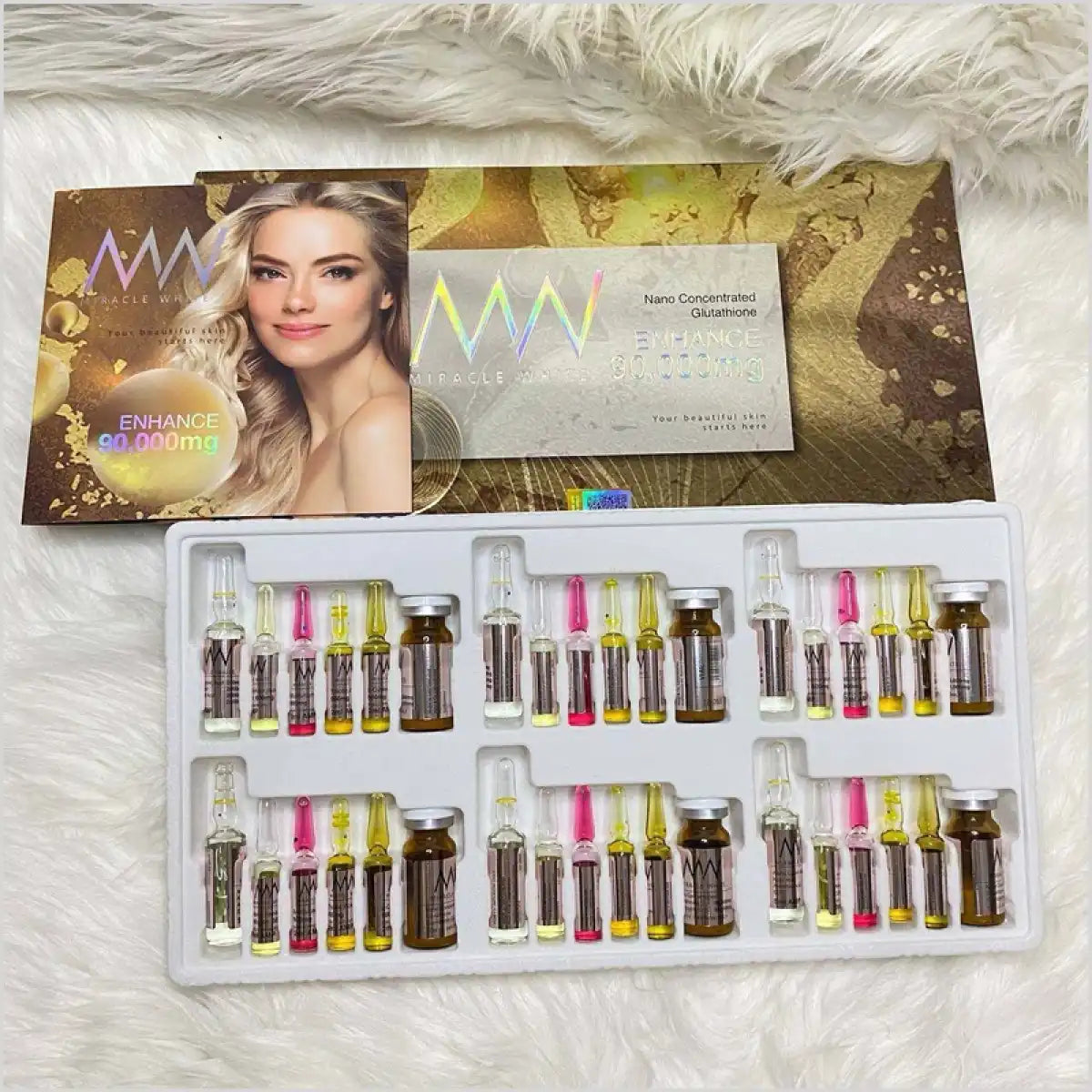 Miracle White Injection 90000mg in Pakistan - Skin Whitening Injection - Shopngo.pk