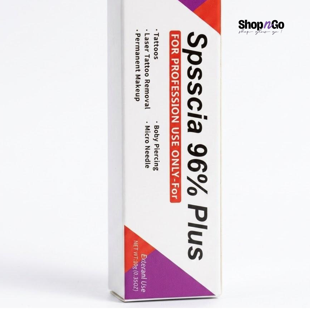 Spsscia Numbing Cream 96% – For Tattoos, Microneedling & PMU
