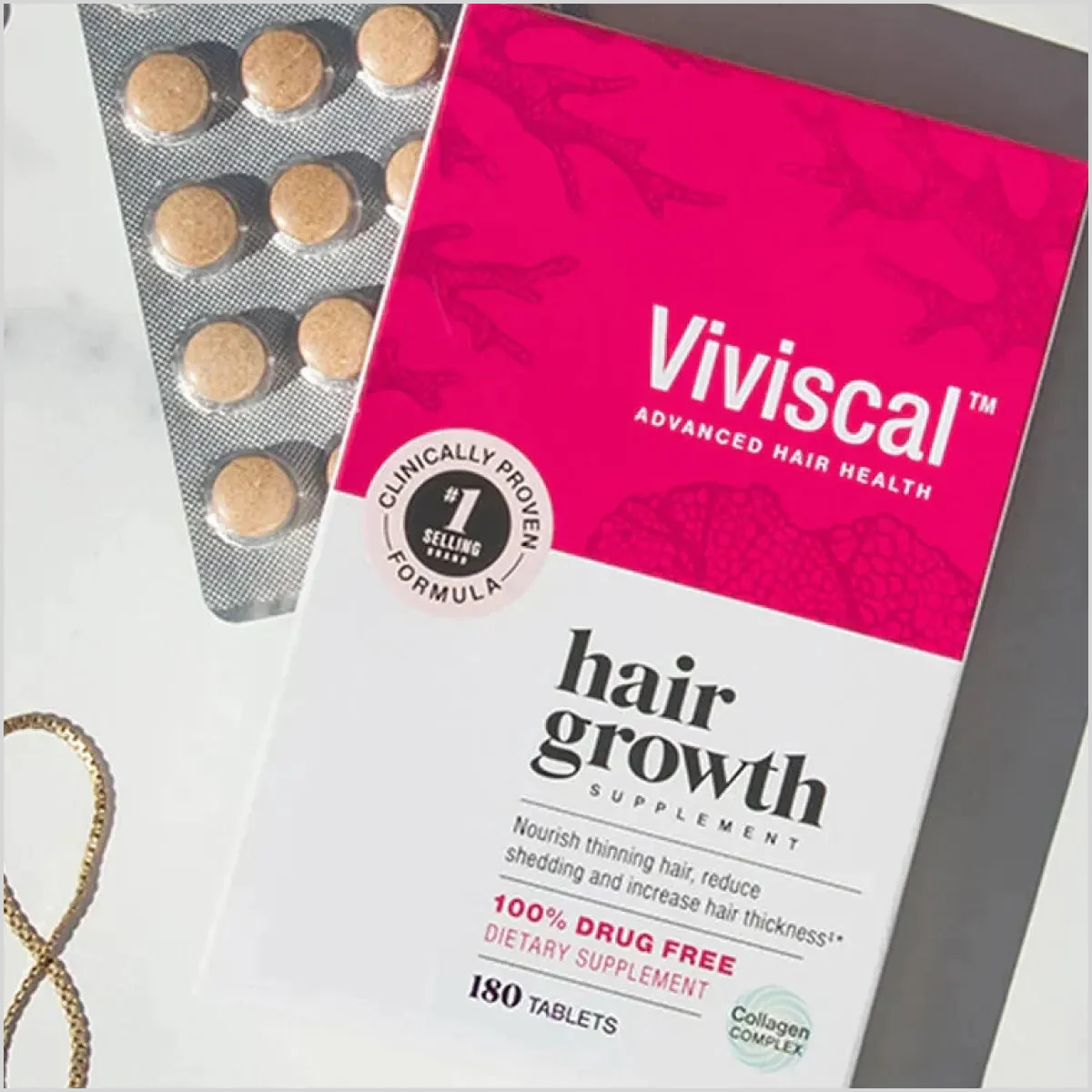 Viviscal Hair Growth Supplements Tablets - Made in USA