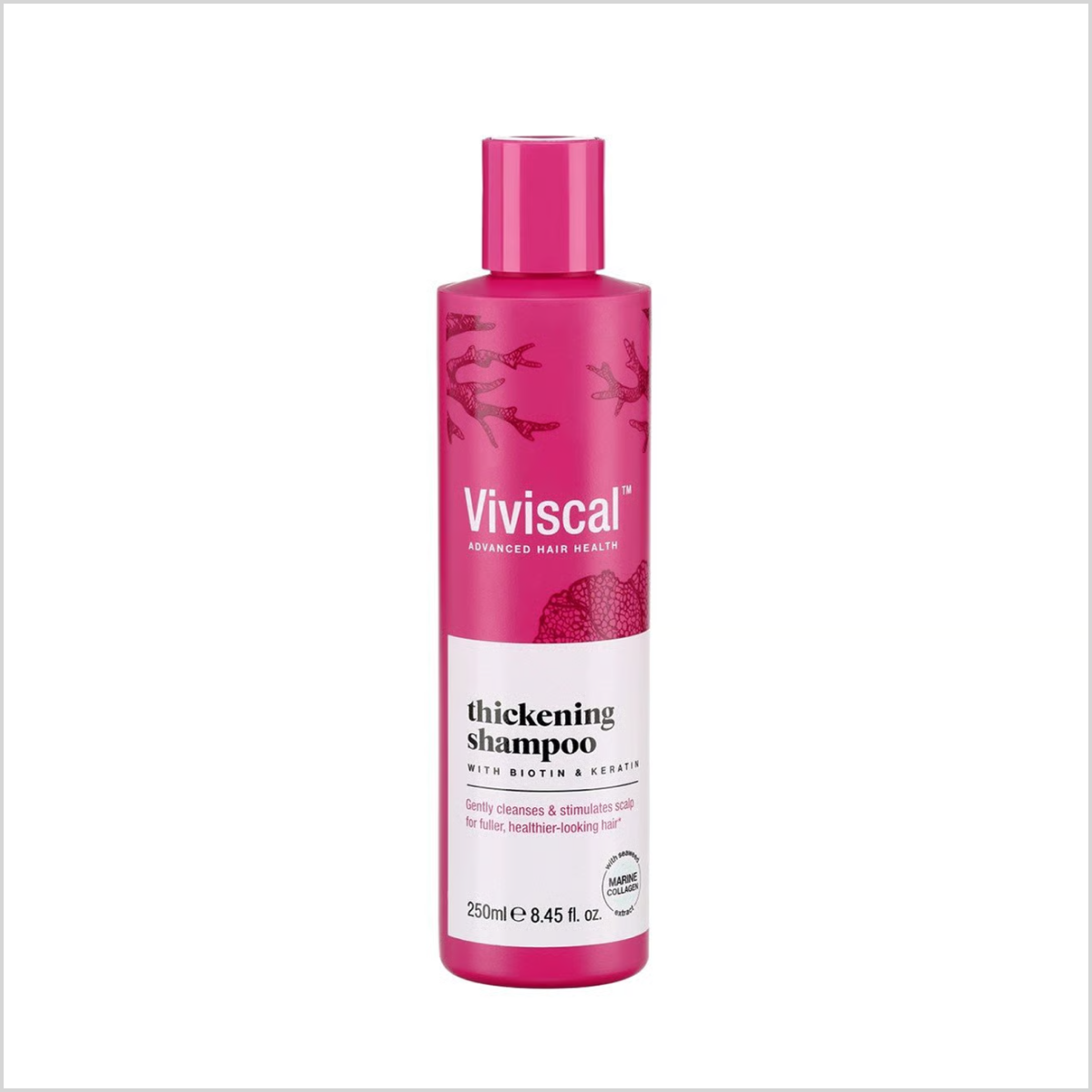 Viviscal Thickening Shampoo with Biotin and Keratin - Made in USA - 250ml