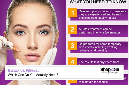 Botox vs fillers treatment for wrinkle reduction and facial volume in Pakistan - Shopngo