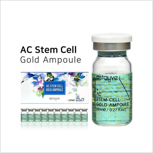 Stayve BB Glow Starter Kit AC Stem Cell Gold Ampoule - Made in Korea