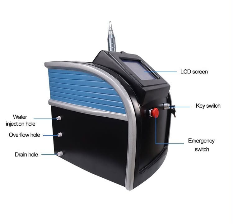 Portable 3-in-1 carbon laser machine for skin and tattoo removal - Shopngo