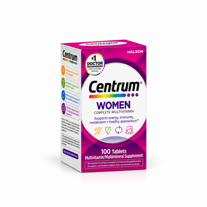 Centrum Women Multivitamin - 100 Tablets - USA Imported
