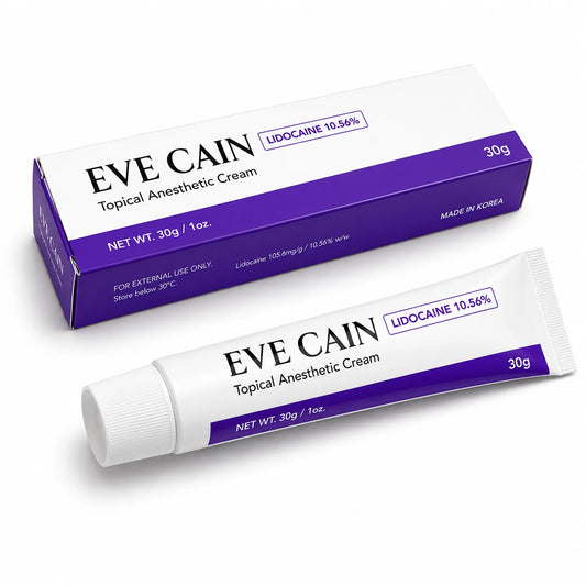 Eve Cain Numbing Cream 10.56% Lidocaine 30g - Made in Korea