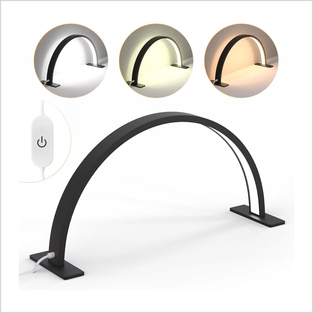 Half Moon Nail Light Table for Salons - Shopngo.pk