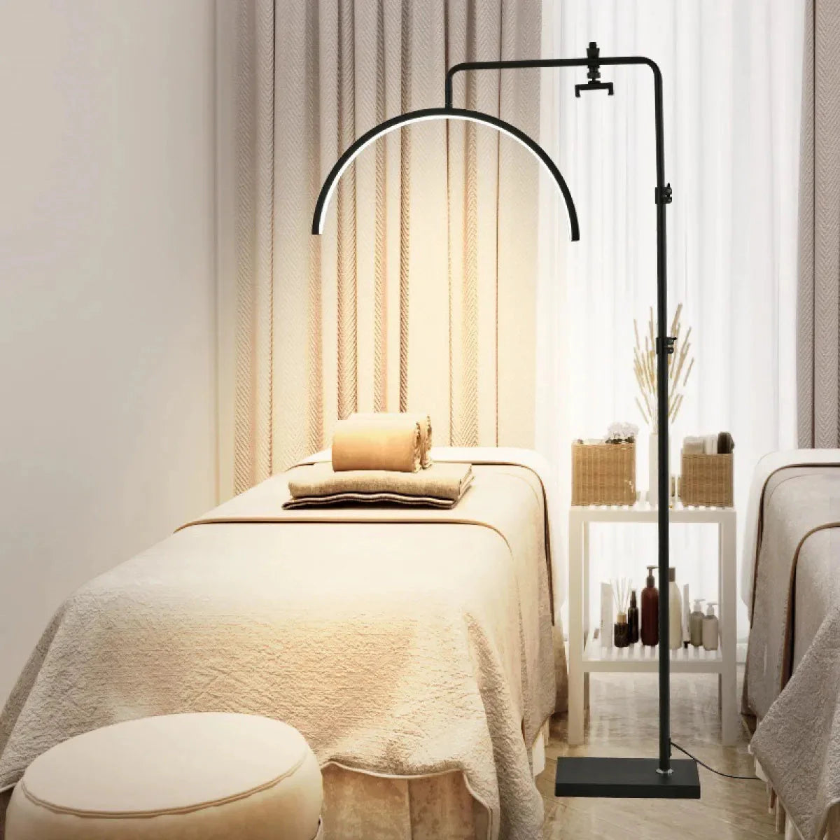 LED Half Moon Light – Professional Wall-Mount Lighting for Salons & Clinics