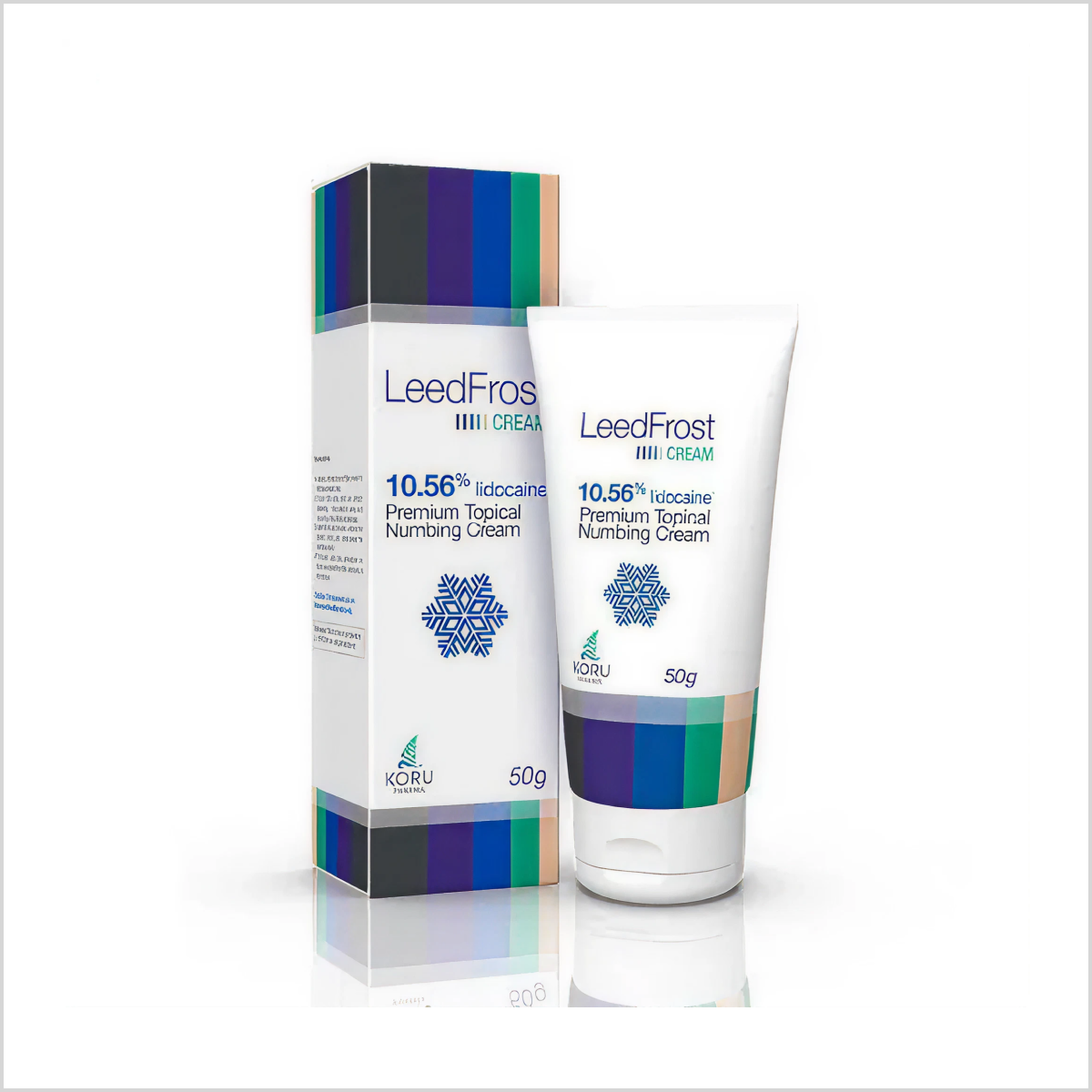 LeedFrost 10.56% Lidocaine Numbing Cream - 50g
