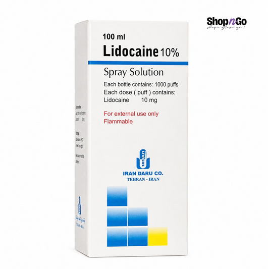 10% Lidocaine Numbing Spray Solution - 100ml