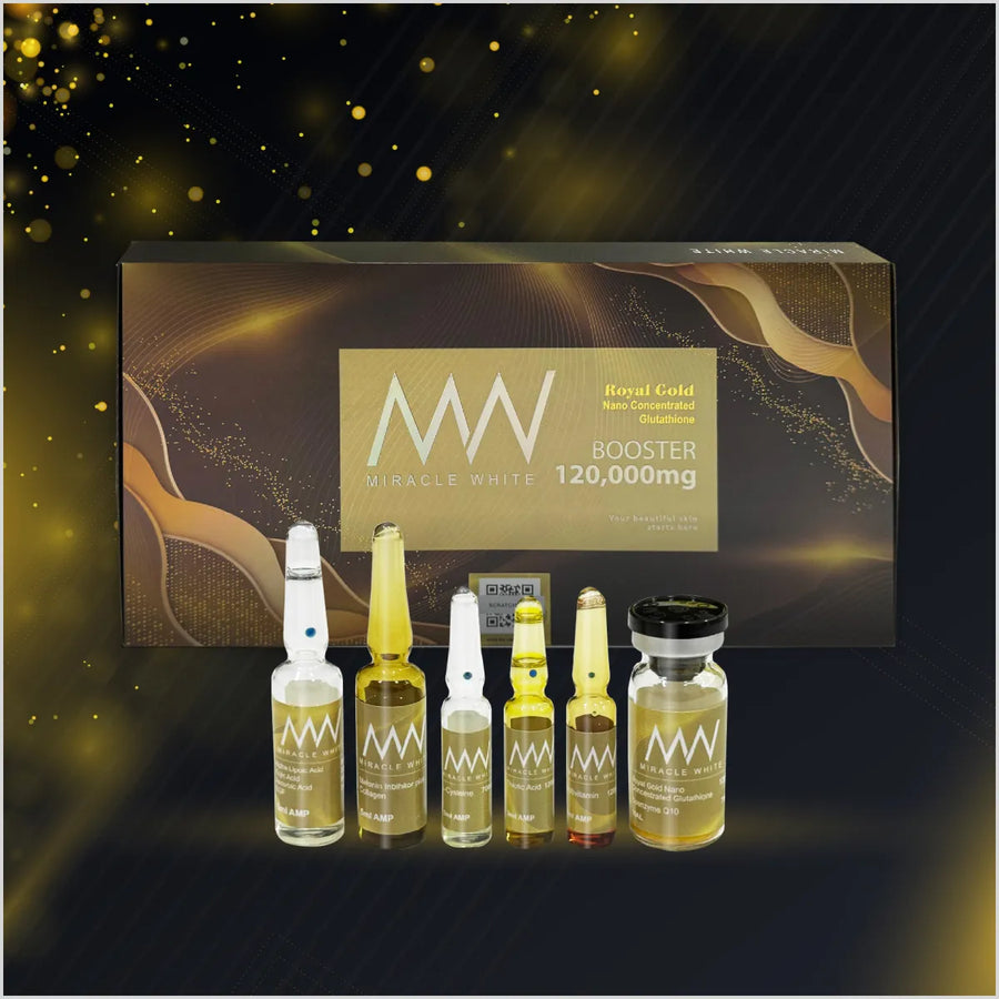 Miracle White 120,000mg Whitening & Anti-Aging Solution - Skin Whitening Injection