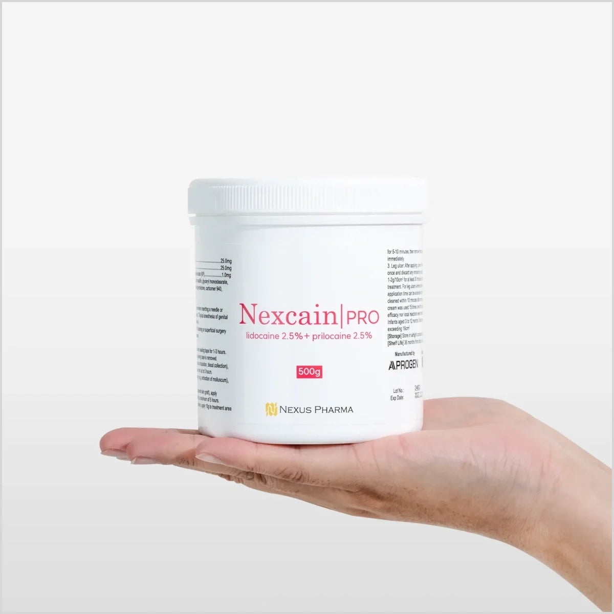 Nexcain Pro Lidocaine + Prilocaine by Nexus Pharma - Made in Korea
