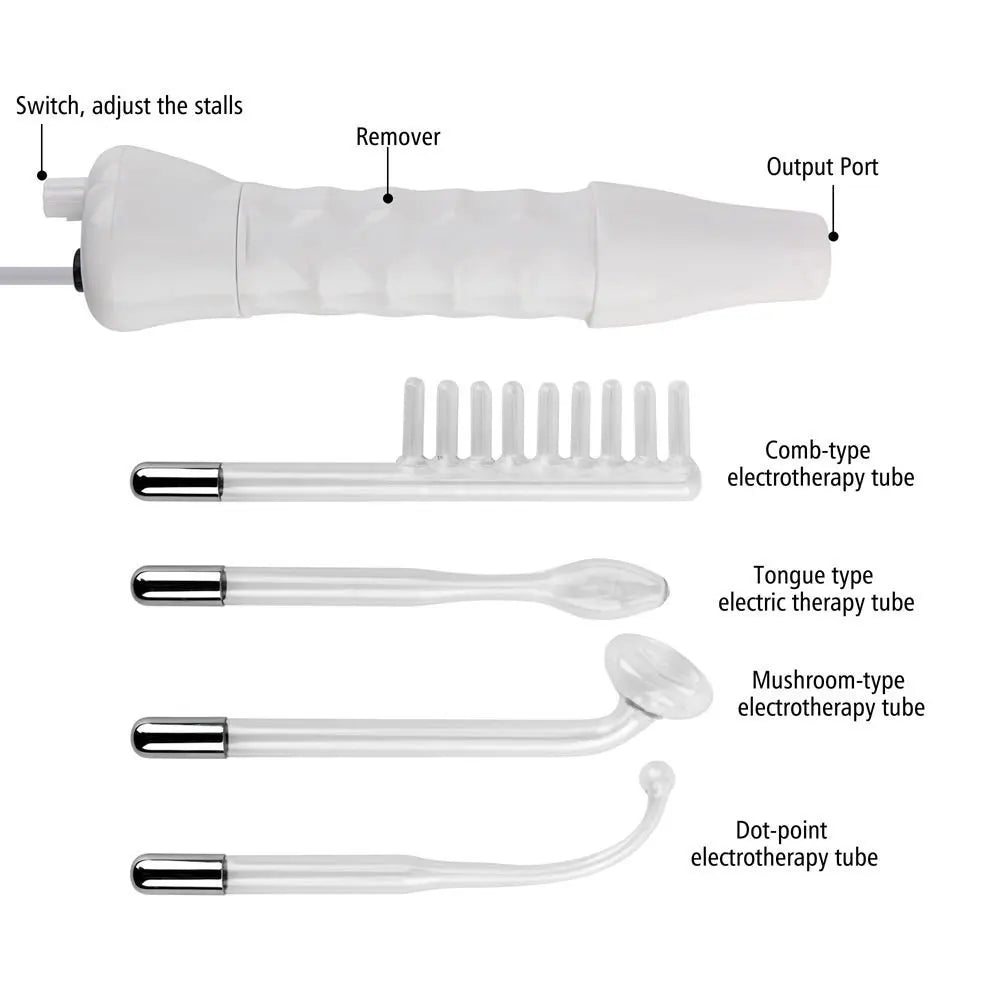 4 in 1 Portable High frequency facial wand