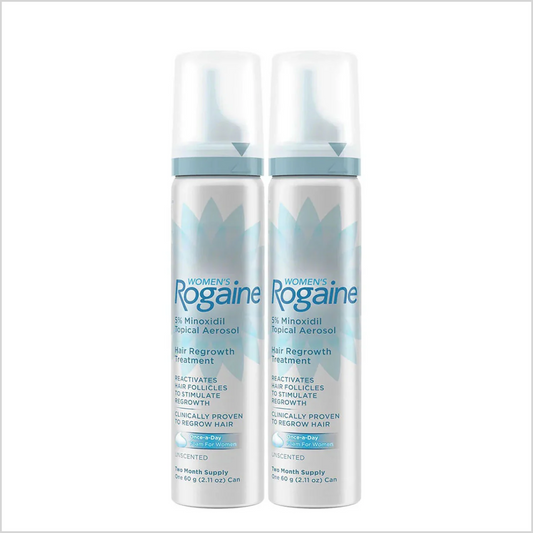 Womens Rogaine 5% Minoxidil Foam for Hair Loss and Hair Regrowth