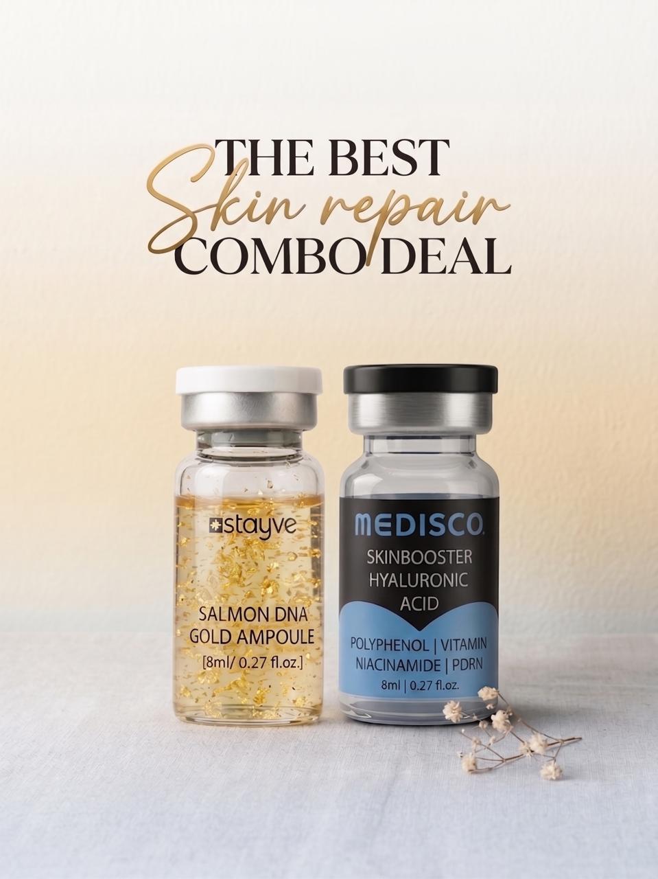 Medisco Hyaluronic Acid & Salmon DNA - The Best Skin Repair Combo Deal