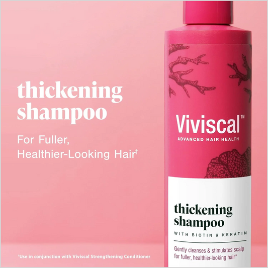 Viviscal Thickening Shampoo with Biotin and Keratin - Made in USA - 250ml