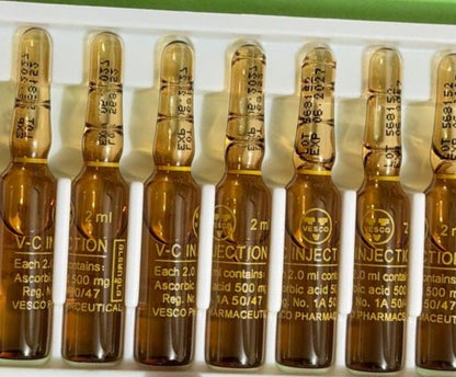 Vitamin C Injection 500mg in Pakistan – 10 Ampoules (2ml)