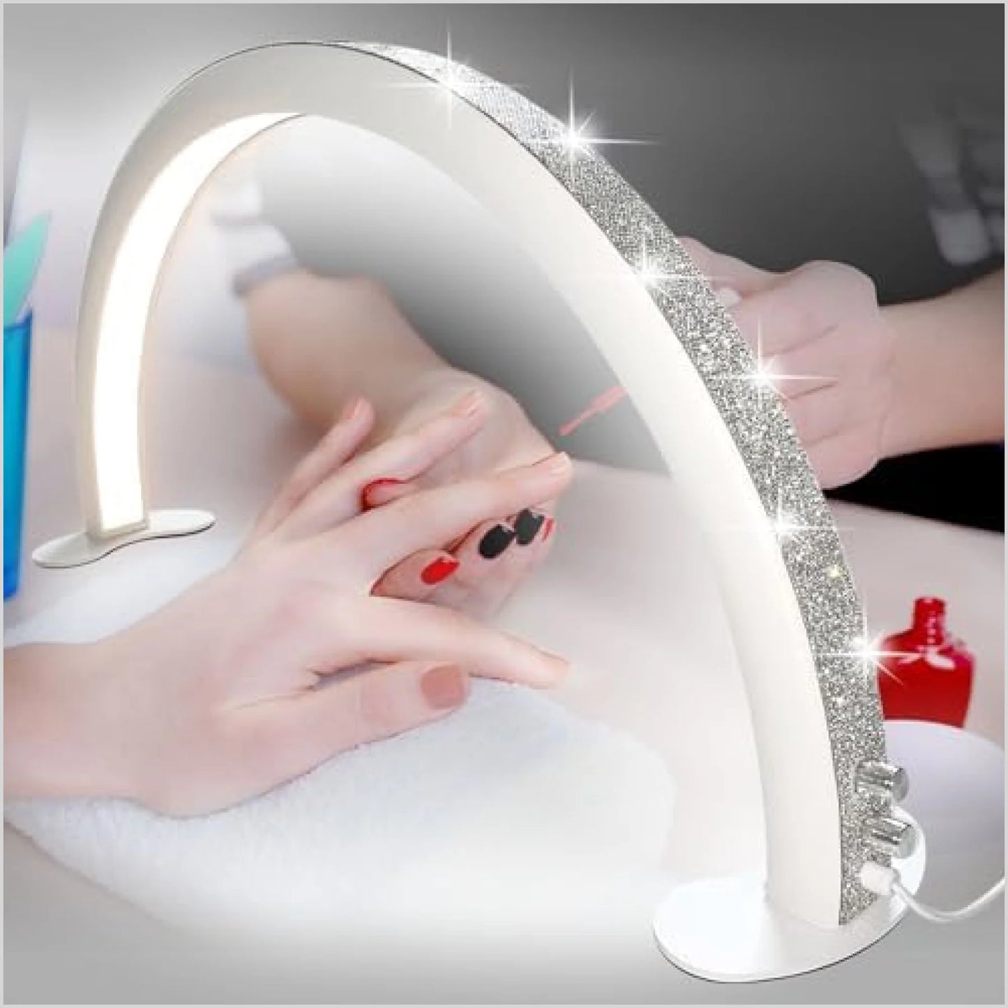Half Moon Nail Light Table for Salons - Shopngo.pk